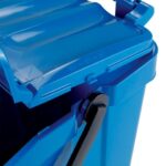 Kosz na odpady z pokrywą 40L niebieski