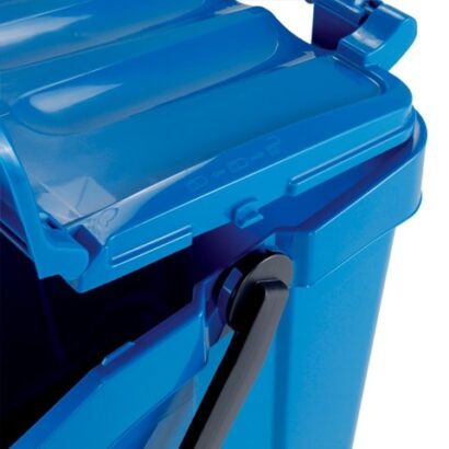 Kosz na odpady z pokrywą 40L niebieski