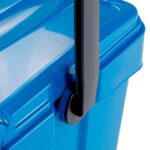 Kosz na odpady z pokrywą 40L niebieski