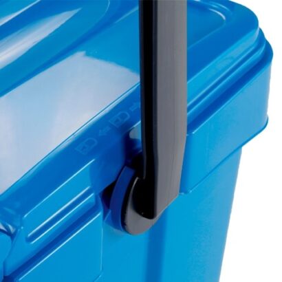 Kosz na odpady z pokrywą 40L niebieski