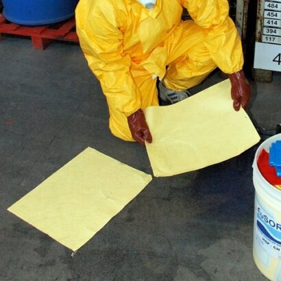 Mata sorpcyjna gruba, gładka i perforowana