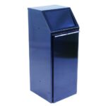 Metalowy kosz 70L niebieski