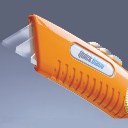 Nóż z ostrzem na sprężynie