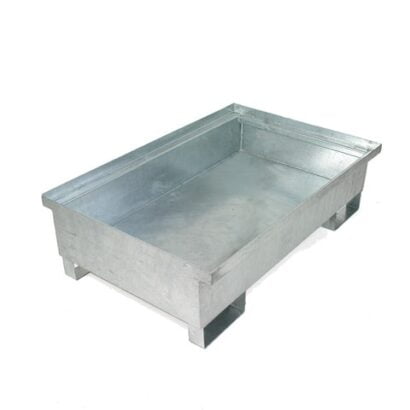 Paleta wyłapująca pod 2 beczki bez ruszt, ocynkowana