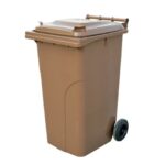 Pojemnik plastikowy na kółkach na BIO odpady