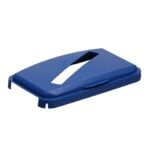 Pokrywa z podłużnym otworem, niebieska