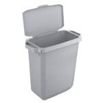 Składane wieko do pojemnika na odpady, szare