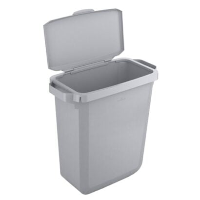 Składane wieko do pojemnika na odpady, szare