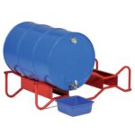 Stalowy stojak na dwie beczki 200l