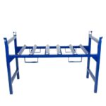 Stalowy stojak na trzy beczki 60l