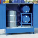 Stojak na 2 beczki 60l do zabudowanej palety