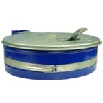 Stojak na worek z metalowym wiekiem