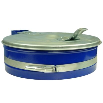 Stojak na worek z metalowym wiekiem