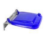 Uchwyt na worek z plastikowym wiekiem niebieski