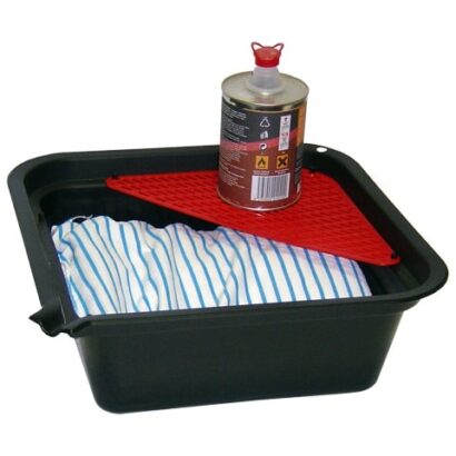 Wanienka wyłapująca z wkładką narożną