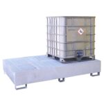 Wanna wyłapująca pod kontener IBC ocynkowana