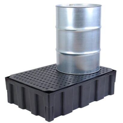 Wanna wyłapująca polietylenowa na 2 beczki, polietylenowy ruszt