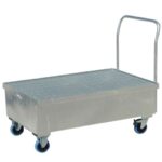 Wózek wyłapujący z ocynkowanym rusztem