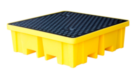 Paleta wyłapująca na 4 beczki