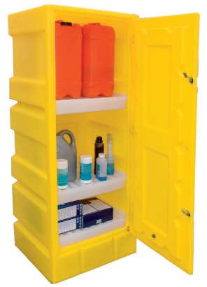 Zamykana szafka na materiały żrące 70L
